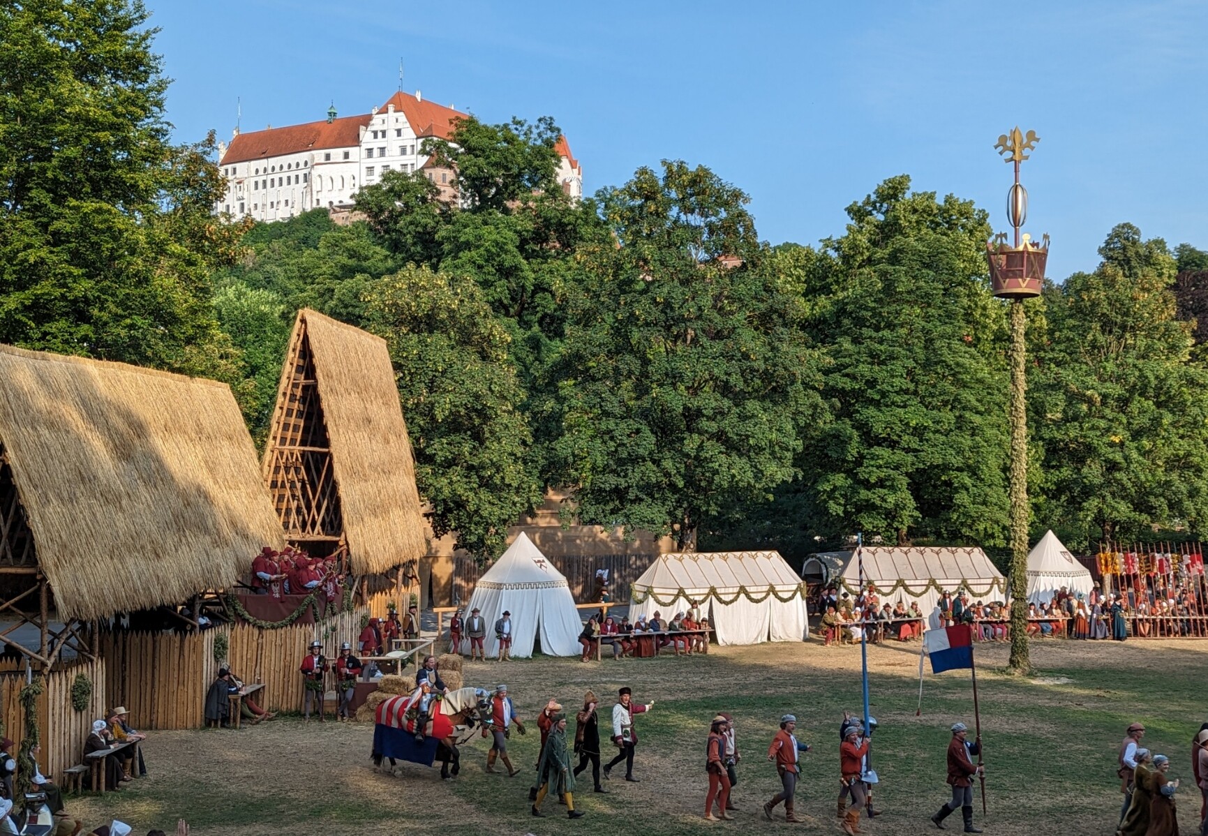 Foto von einem Mittelalter Festival 