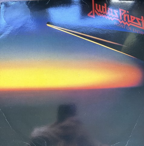 Vinyl cover of Point of Entry by Judas Priest